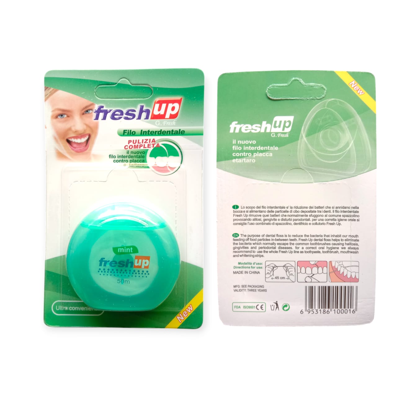 FRESH UP DENTAL FLOSS 50M